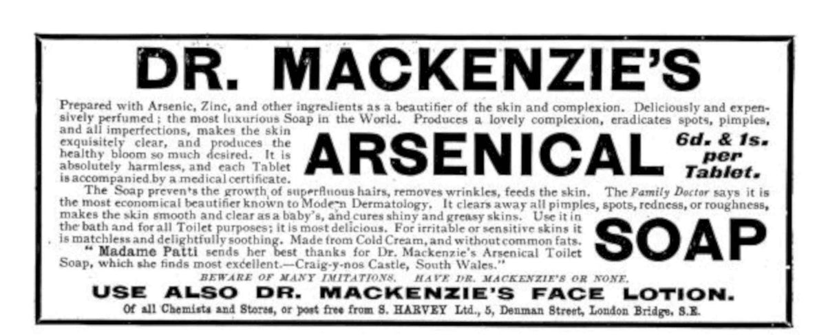 Arsenic Soap Vintage Vintage Retro Advert Poster A4 Photo Print