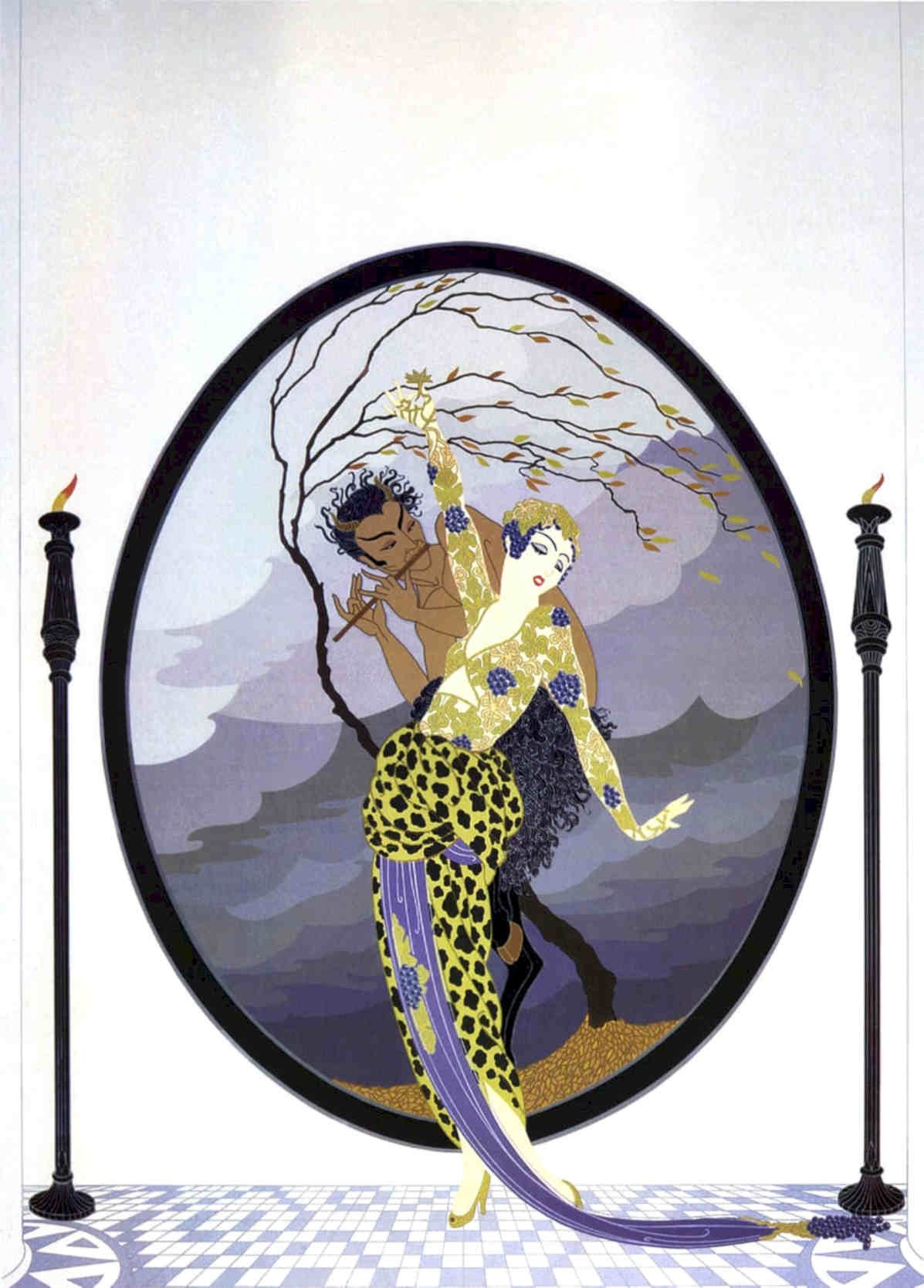 Art Deco Dancer 1 Vintage Retro Advert Poster A4 Photo Print