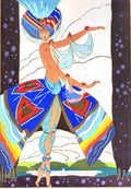 Art Deco Dancer 4 Vintage Retro Advert Poster A4 Photo Print