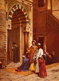 Arthur Ferraris L Aveugle A La Mosquee A4 Photo Print