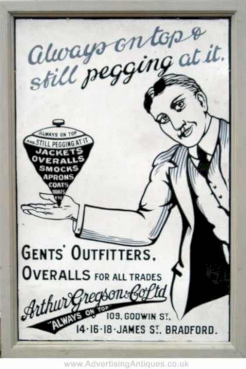Arthur Gregson Outfitters Vintage Retro Advert Ads A4 Photo Print