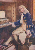 Arthur Mees 1930s Handel thinking out Hallelujah chorus A4 Photo Print