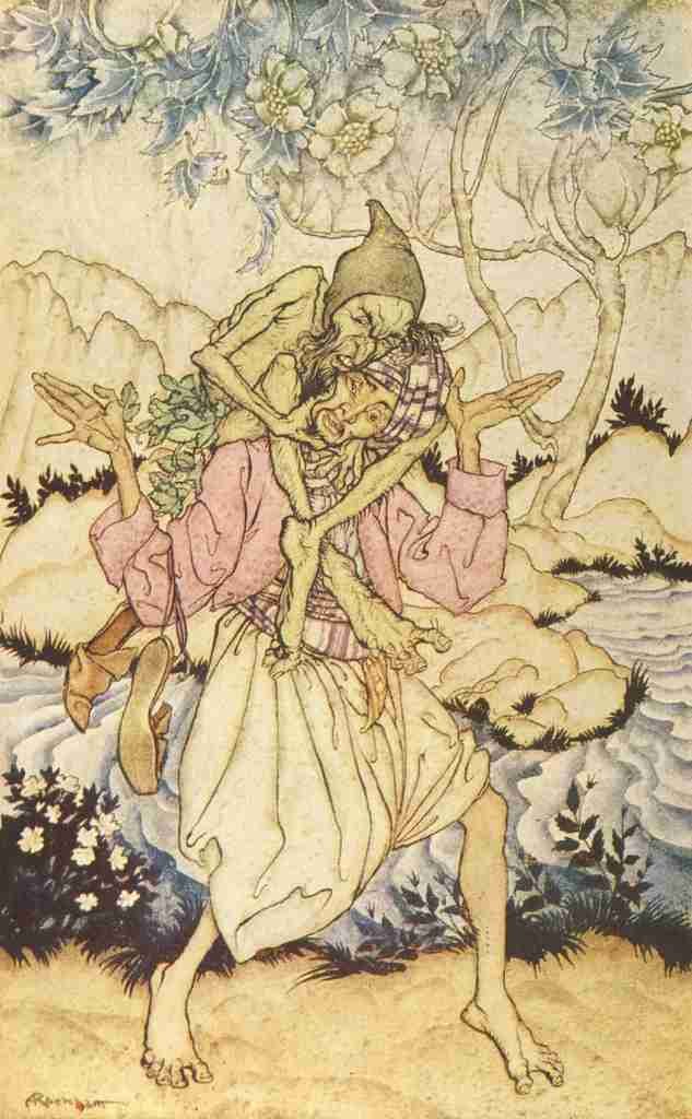 Arthur Rackham Fairy Book 1933 4 Sinbad A4 Photo Print