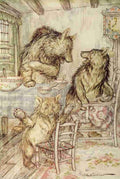 Arthur Rackham Fairy Book 1933 7 The Three Bears A4 Photo Print