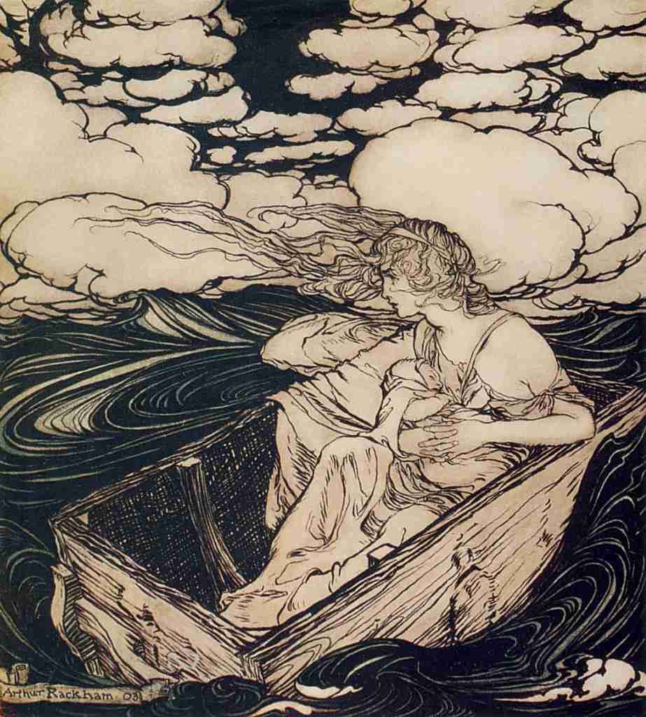 Arthur Rackhams 10 Danae A4 Photo Print