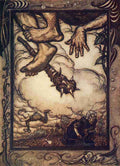 Arthur Rackhams 14 Jack and the Bean Stalk A4 Photo Print