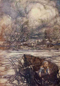 Arthur Rackhams 16 Adrift A4 Photo Print