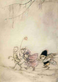 Arthur Rackhams 2 Elves A4 Photo Print
