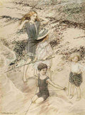 Arthur Rackhams 21 On the Beach A4 Photo Print