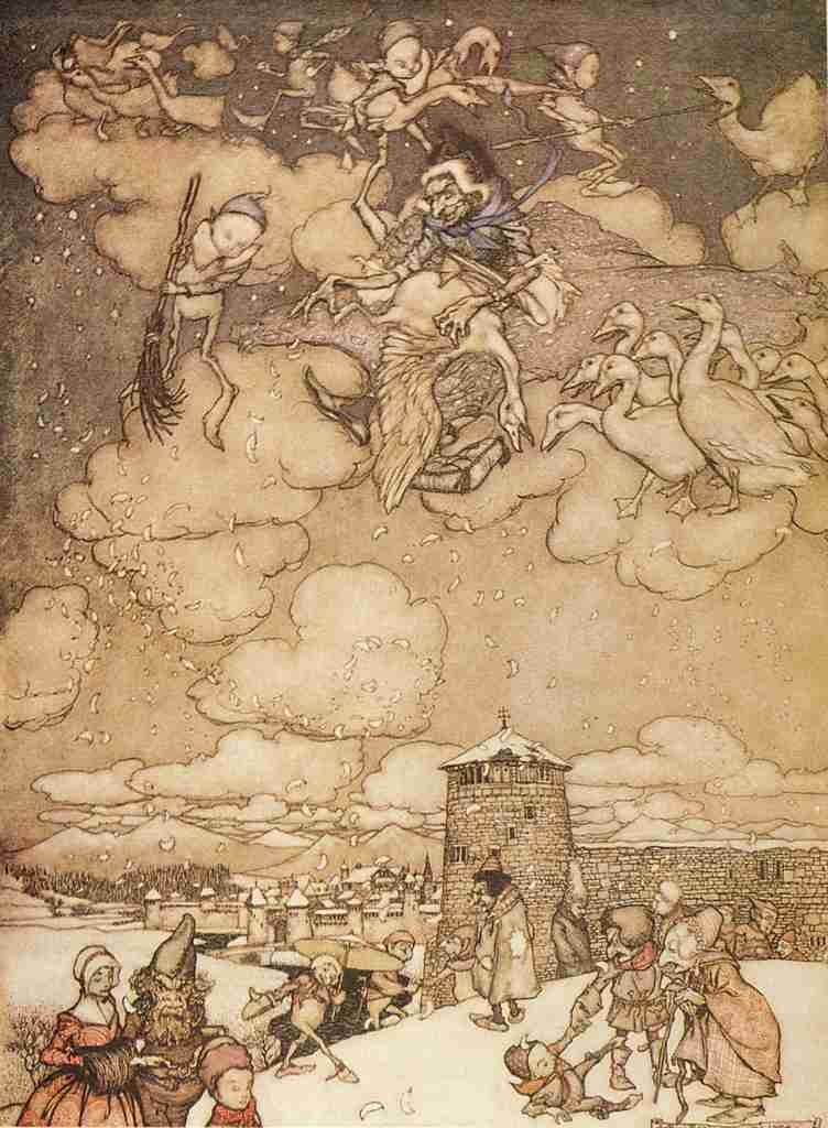 Arthur Rackhams 32 Mother Goose A4 Photo Print
