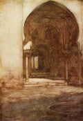 Arthur Rackhams 38 A Court in the Alhambra A4 Photo Print