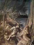 Arthur Rackhams 40 The Fairy Wife A4 Photo Print
