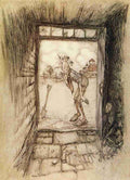 Arthur Rackhams 9 The Man who was Terrified by Goblins A4 Photo Print