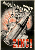 Artillery Shell Zinc Vintage Retro Advert Poster A4 Photo Print