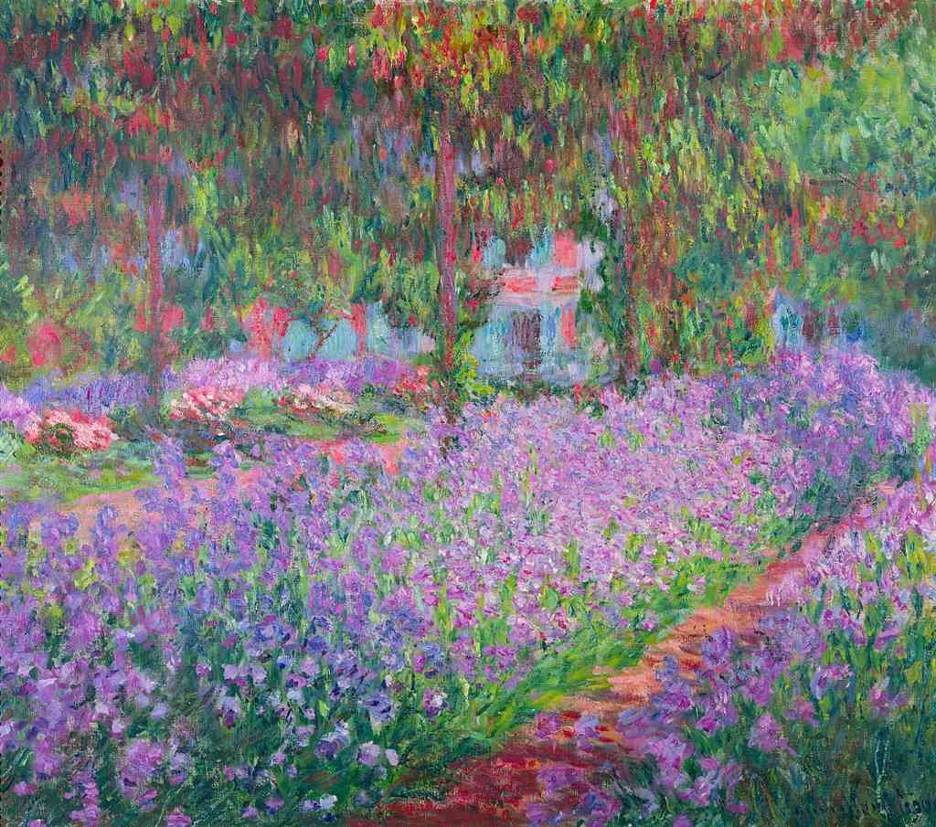 Artists Garden Monet A4 Photo Print