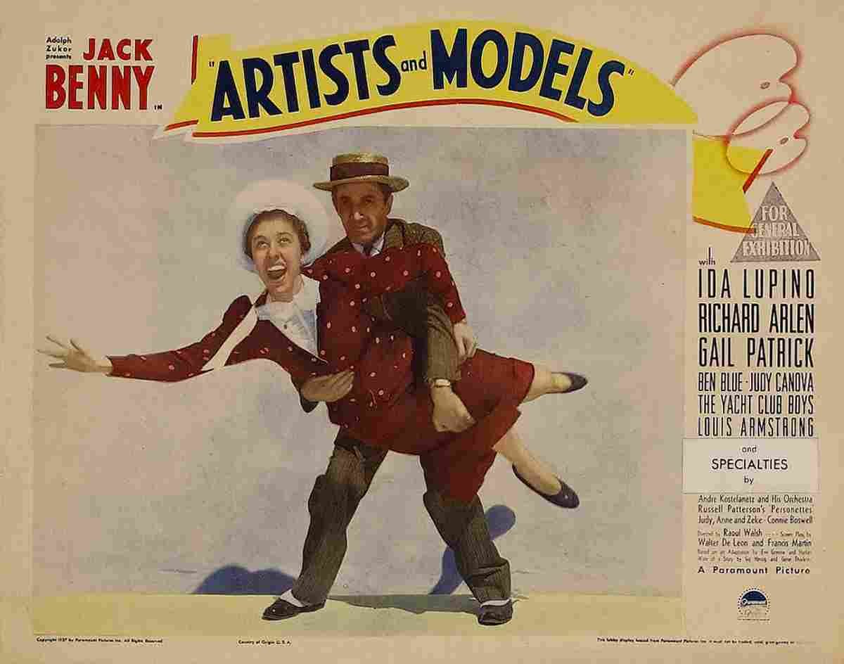Artists and Models 1937 06 film star poster A4 Photo Print