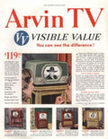 Arvin Tv Couples 1950s Vintage Retro Advert Poster
