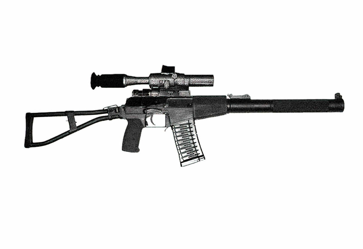 As Val Silenced Assault Rifle (2) Military A4 Photo Print