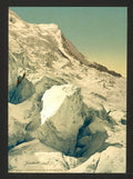 Ascension du Mont Blanc Chamonix Valley Vintage A4 Photo Print