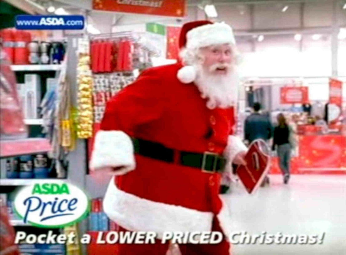 Asda Christmas Candles Vintage Retro Advert Poster A4 Photo Print