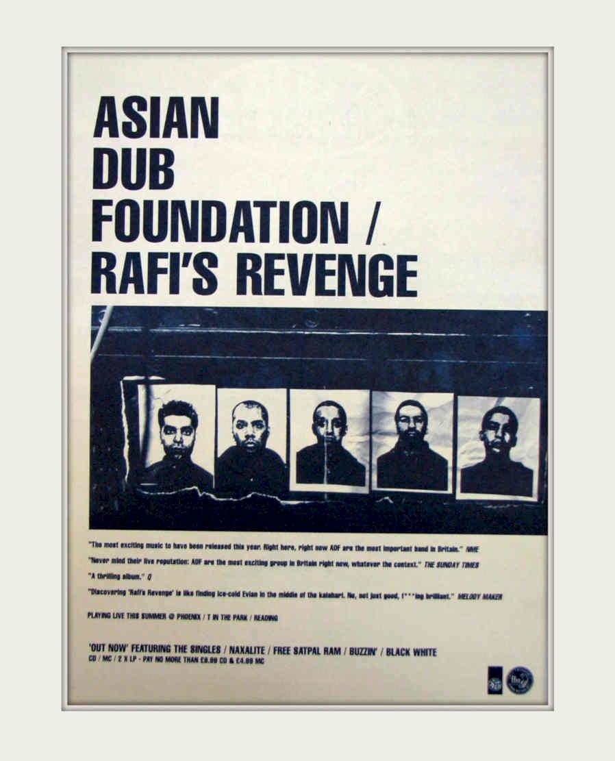 Asian Foundation Rafs Vintage Retro Advert Poster A4 Photo Print