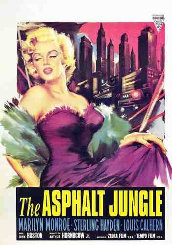  Asphalt Jungle The 06 film star poster A4 Photo Print
