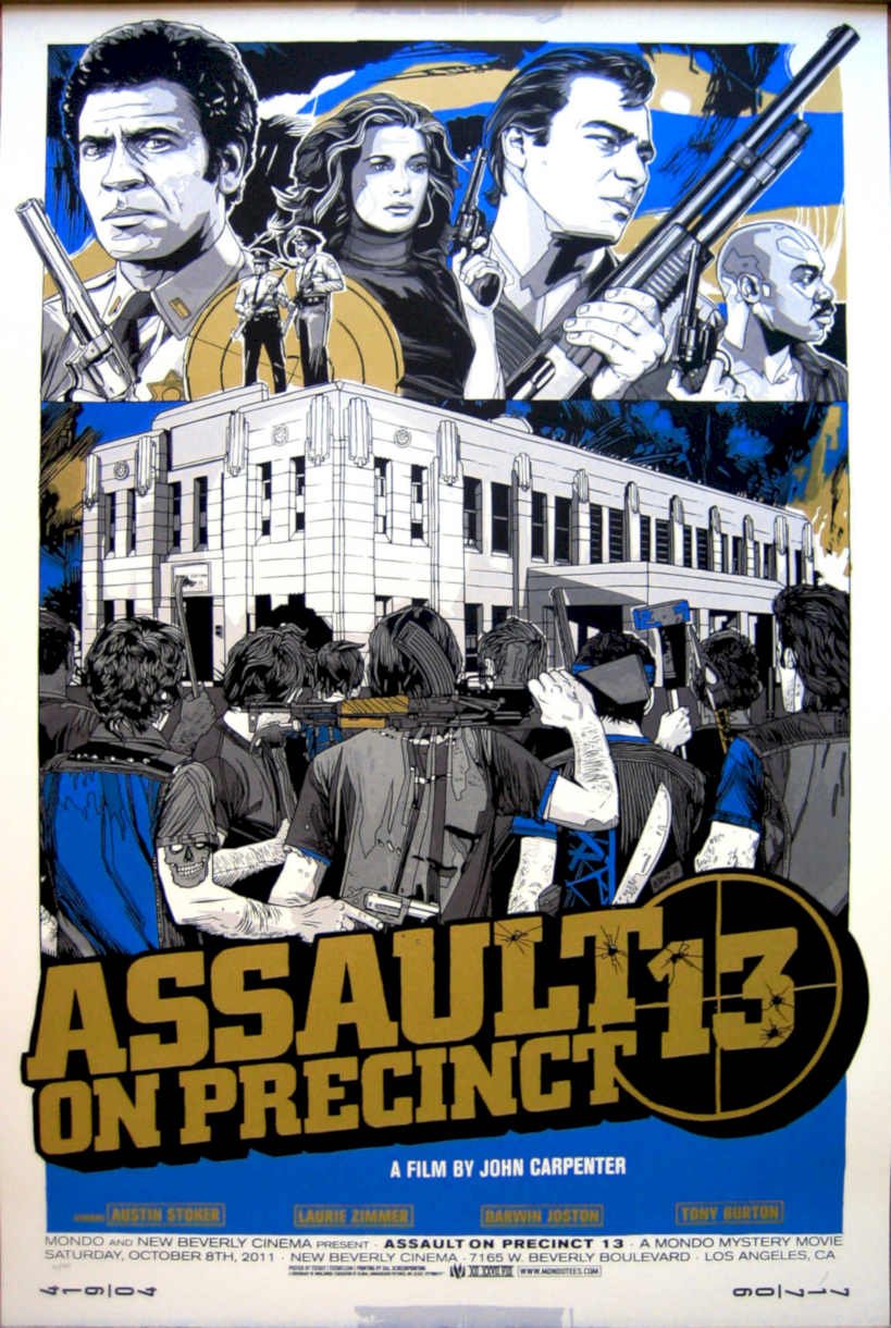 Assault Precinct 13 Vintage Retro Advert Poster A4 Photo Print