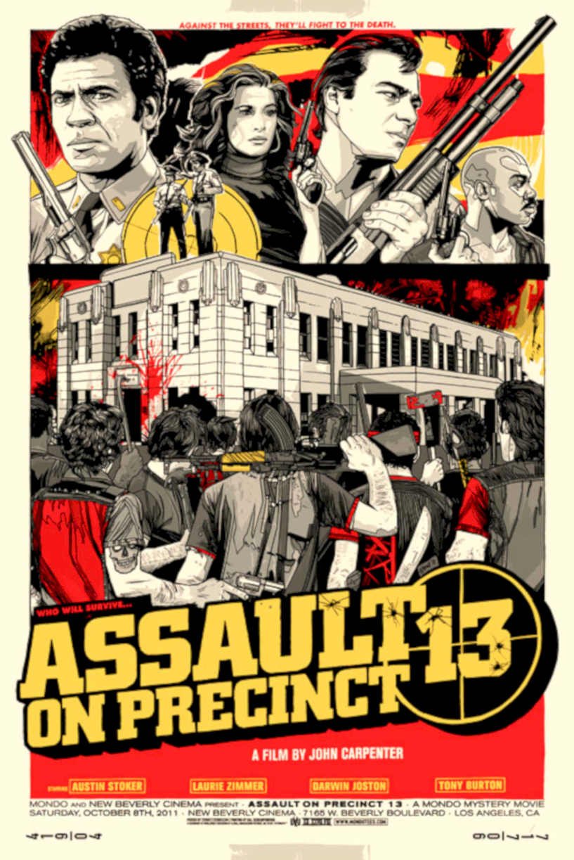 Assault Precinct 14 Vintage Retro Advert Poster A4 Photo Print