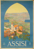Assisi Vintage Advert A4 Photo Print