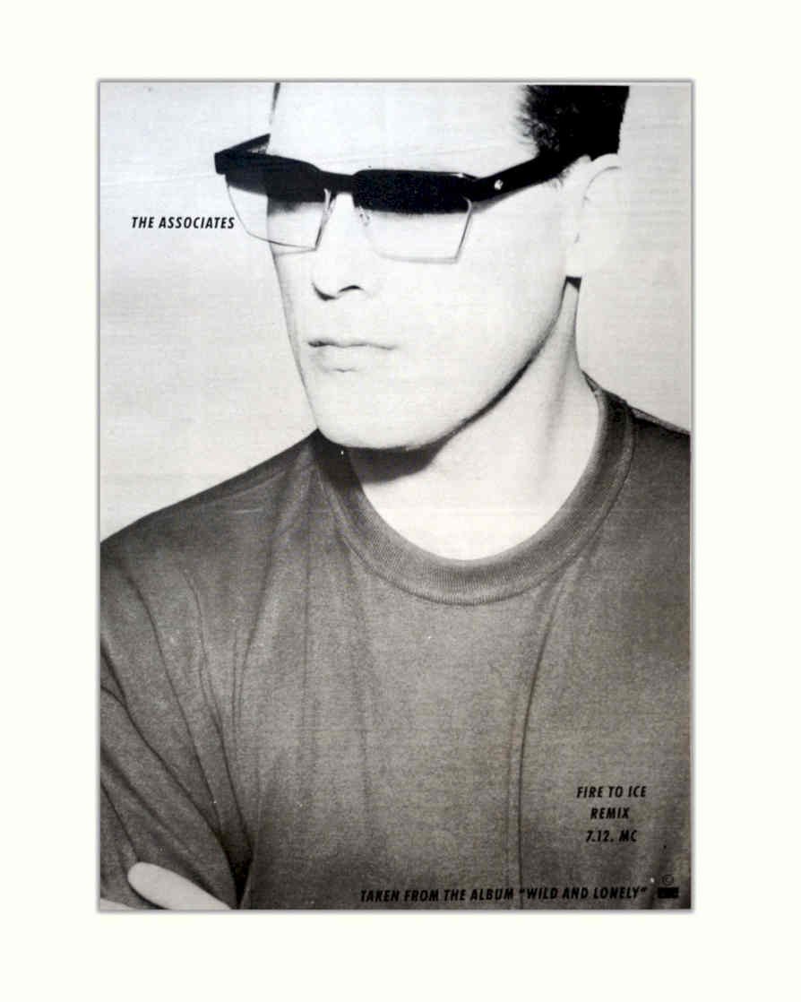 Associates Fire Ice Vintage Retro Advert Poster A4 Photo Print