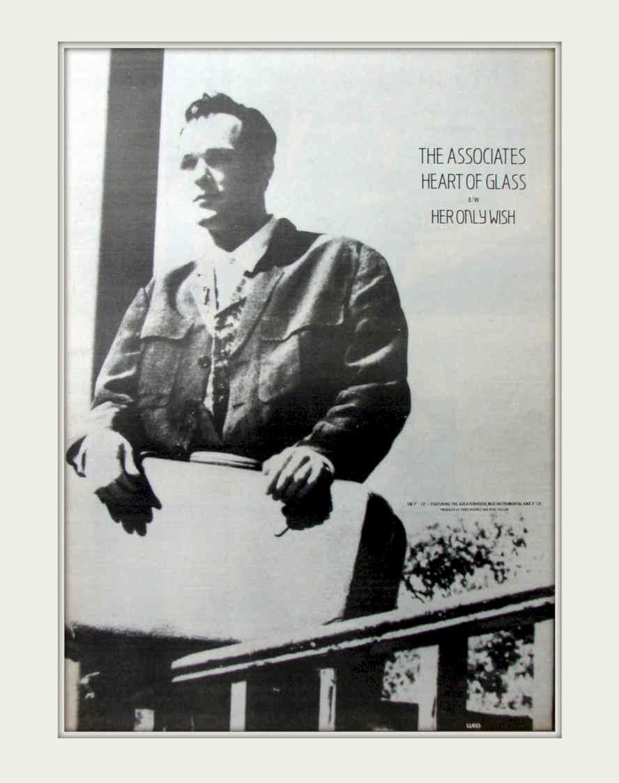 Associates Heart Glass Vintage Retro Advert Poster A4 Photo Print