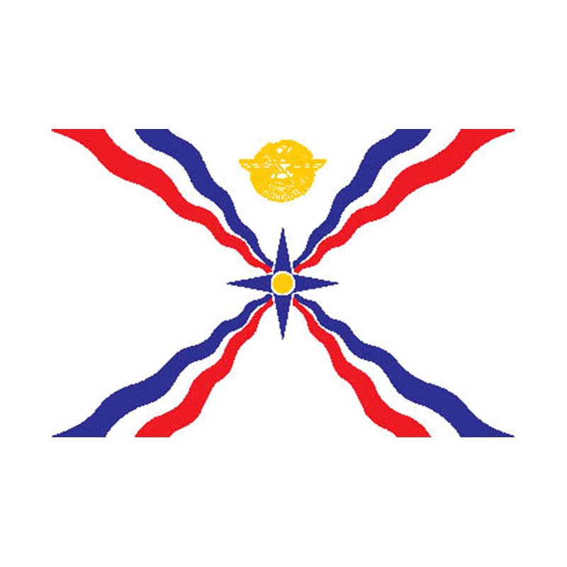 Assyria1968 Flag N2902 A4 Photo Print