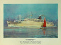 Asteey Ship Ocean Vintage Retro Advert Poster A4 Photo Print