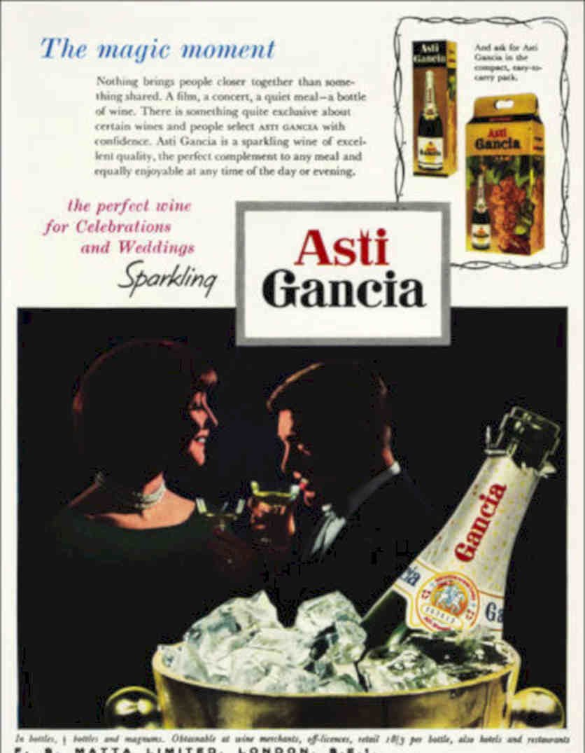 Asti Gancia Toast Vintage Retro Advert Poster A4 Photo Print