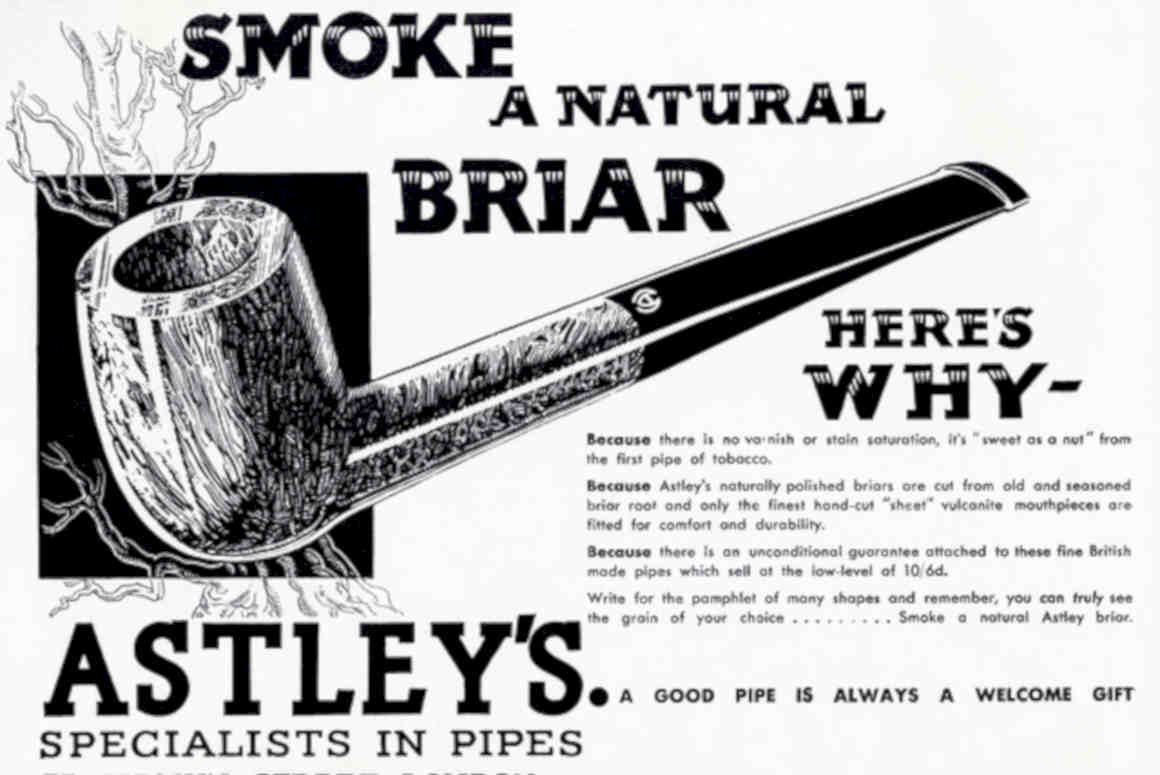 Astleys Pipes Vintage Vintage Retro Advert Poster A4 Photo Print