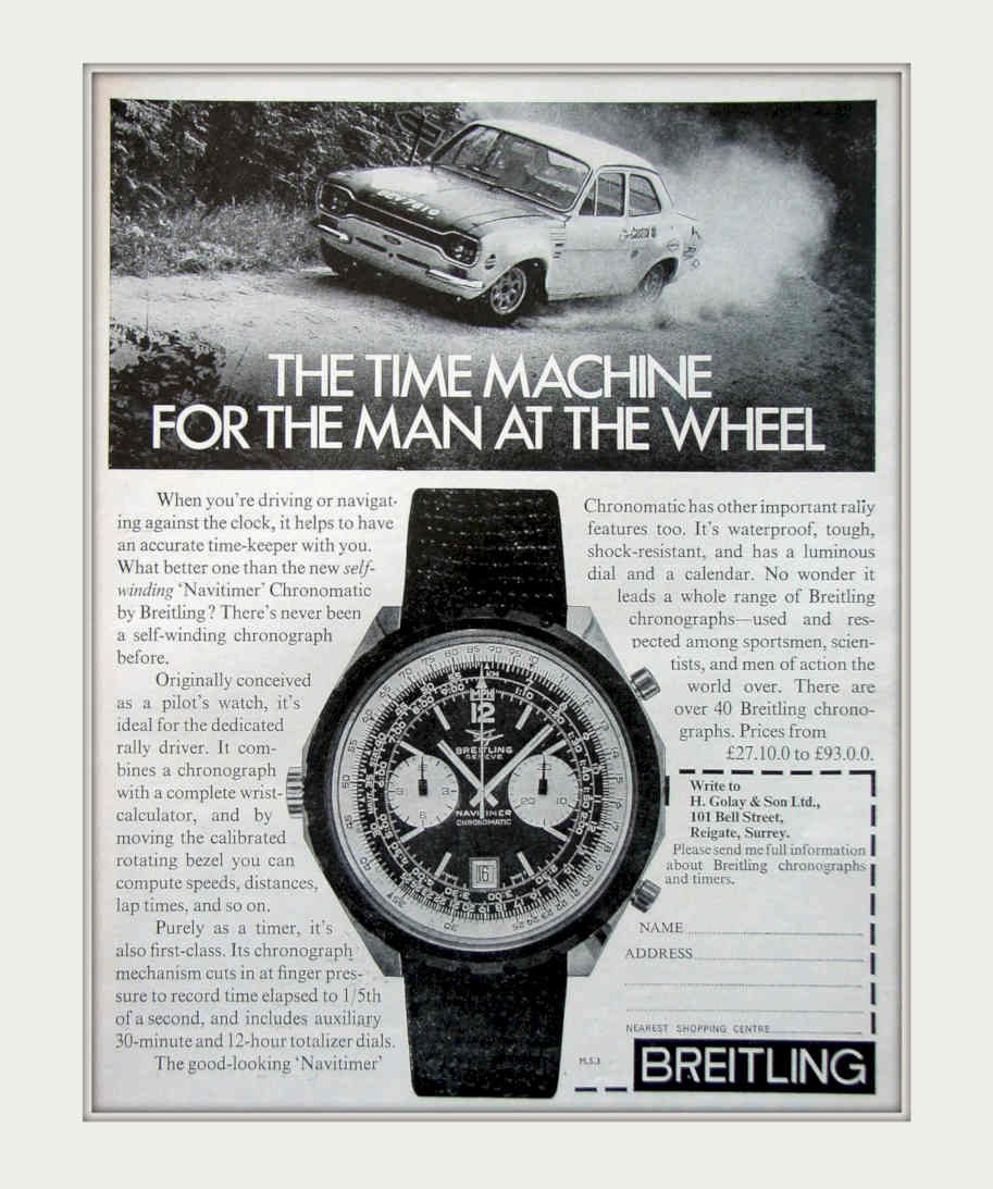 Aston Martin Chronomatic Vintage Retro Advert Poster A4 Photo Print