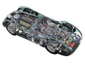 Aston Martin DBR1 cutaway A4 Photo Print