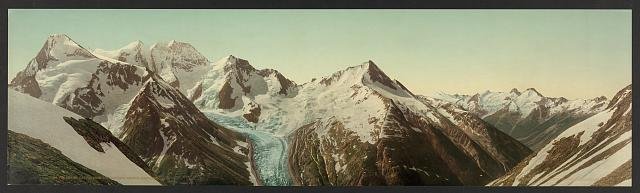 Asulkan Pass Selkirk Mountains Vintage A4 Photo Print