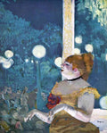 At The Cafe Concert Degas A4 Photo Print