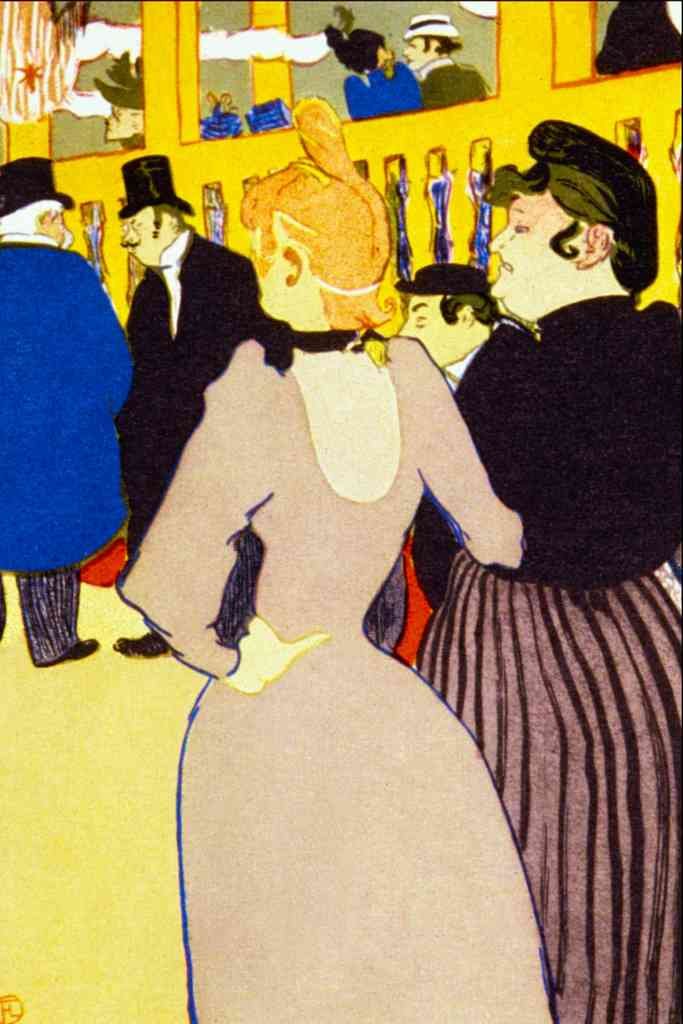 At The Moulin Rouge Toulouselautrec Impressionism A4 Photo Print