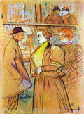At The Moulin Rouge Toulouselautrec A4 Photo Print