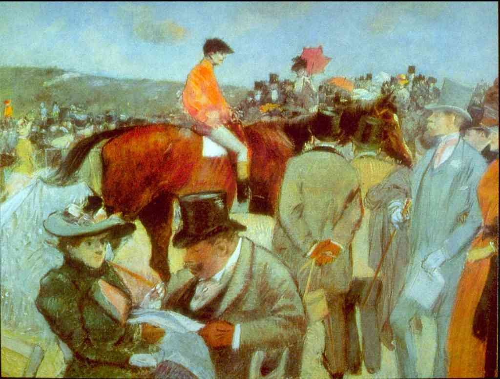 At The Races Forain Impressionism A4 Photo Print