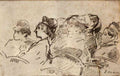 At The Theater Manet A4 Photo Print