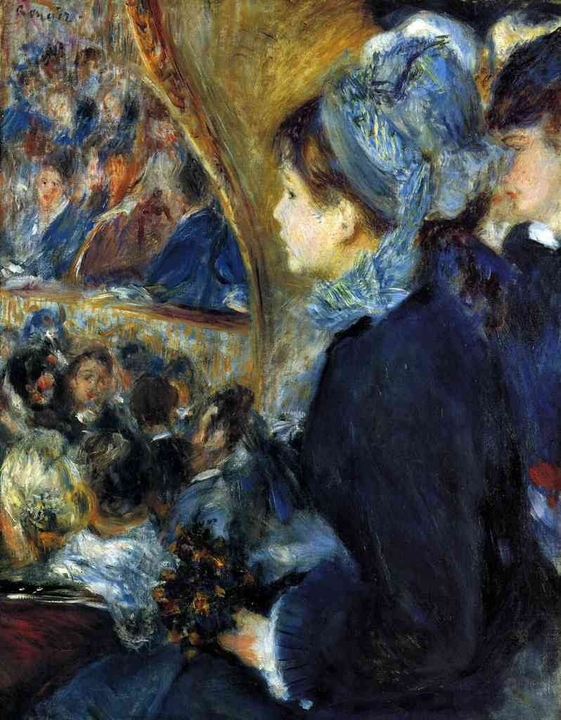 At The Theatre Renoir A4 Photo Print