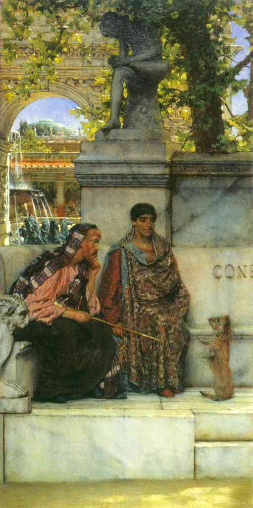 At The Time Of Constantine Almatadema A4 Photo Print