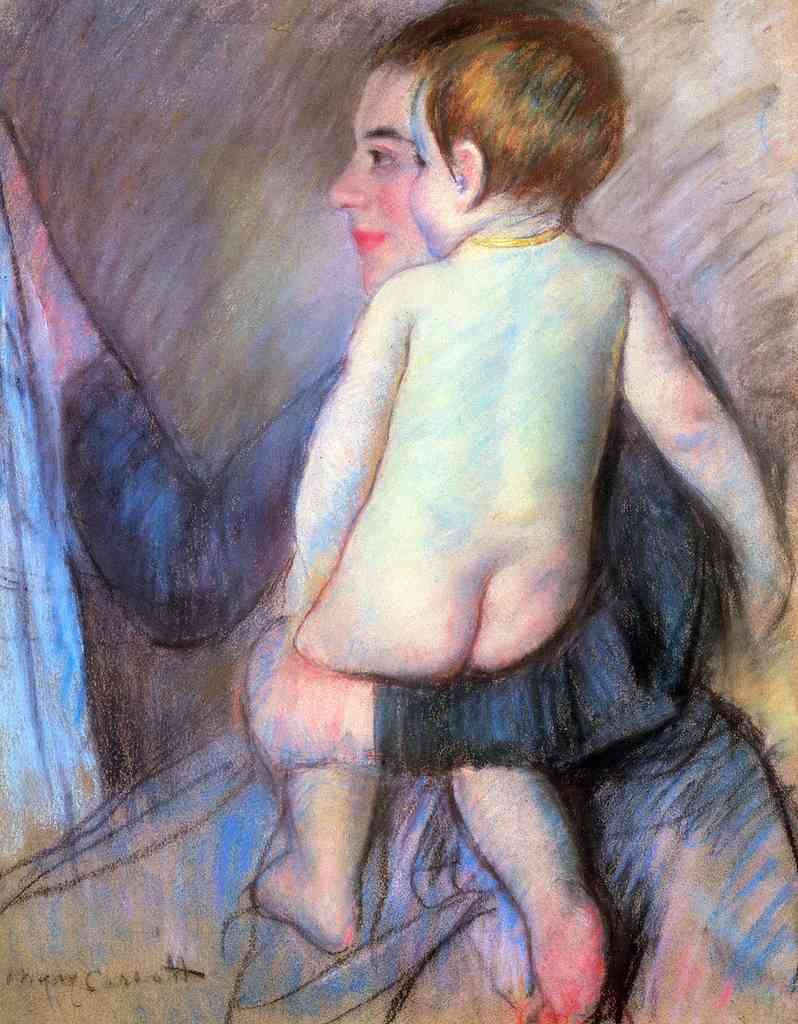 At The Window Mary Cassatt Impressionism A4 Photo Print