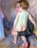 At The Window by Mary Cassatt Impressionism A4 Photo Print
