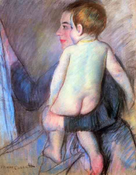 At The Window by Mary Cassatt Impressionism A4 Photo Print