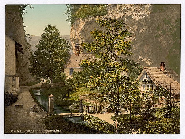 At the Hermitage Solothurn Vintage A4 Photo Print