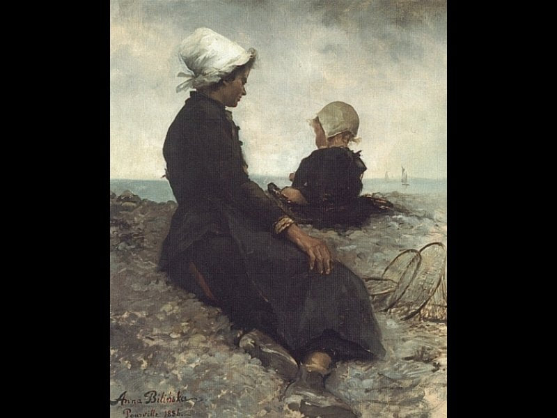 At the Seashore Art A4 Photo Print